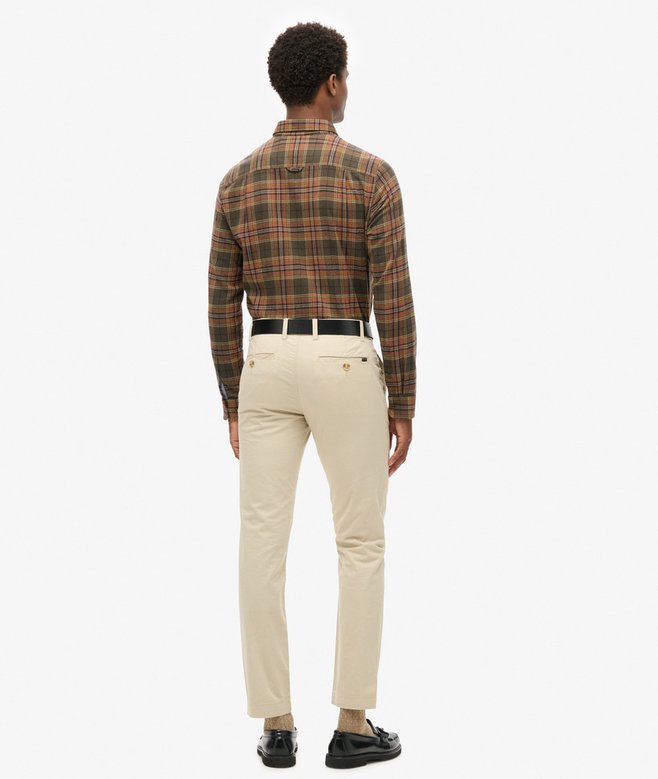Slim Tapered Stretch Chino Trousers