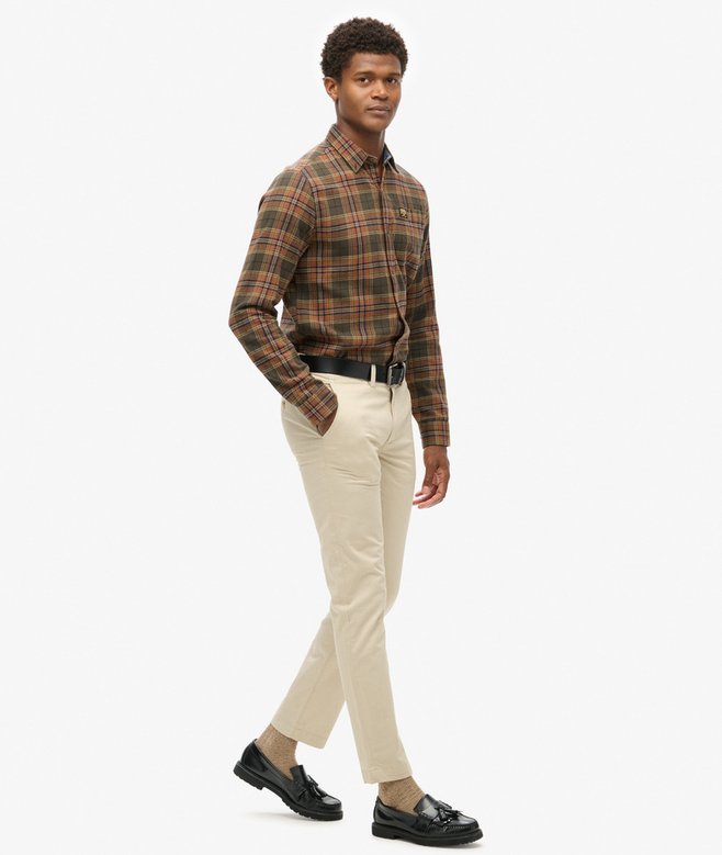 Slim Tapered Stretch Chino Trousers