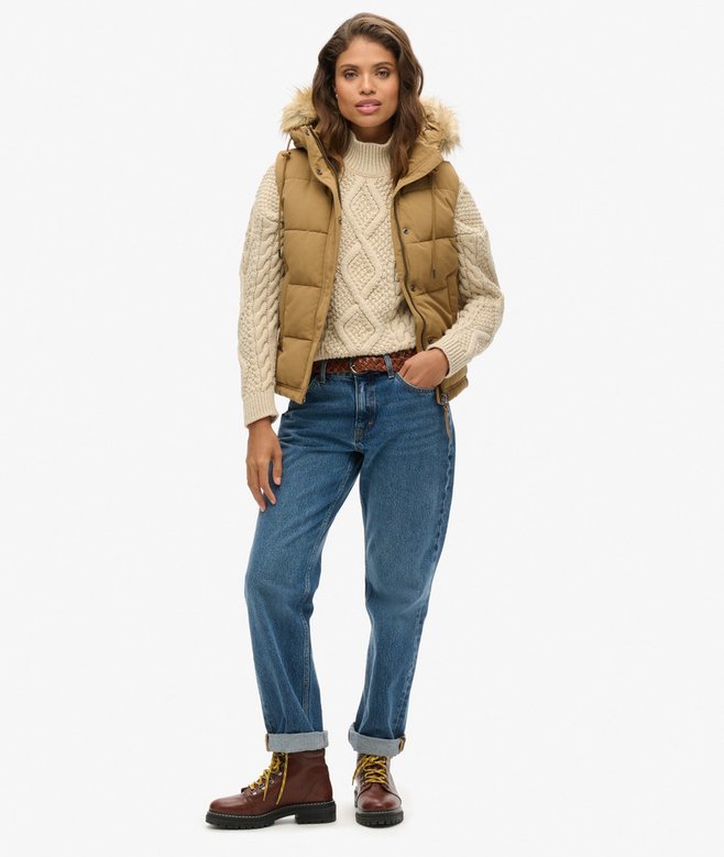Everest Faux Fur Gilet