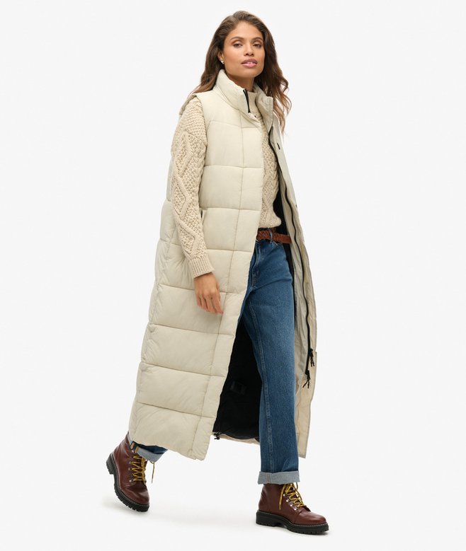 Ripstop Longline Puffer Gilet