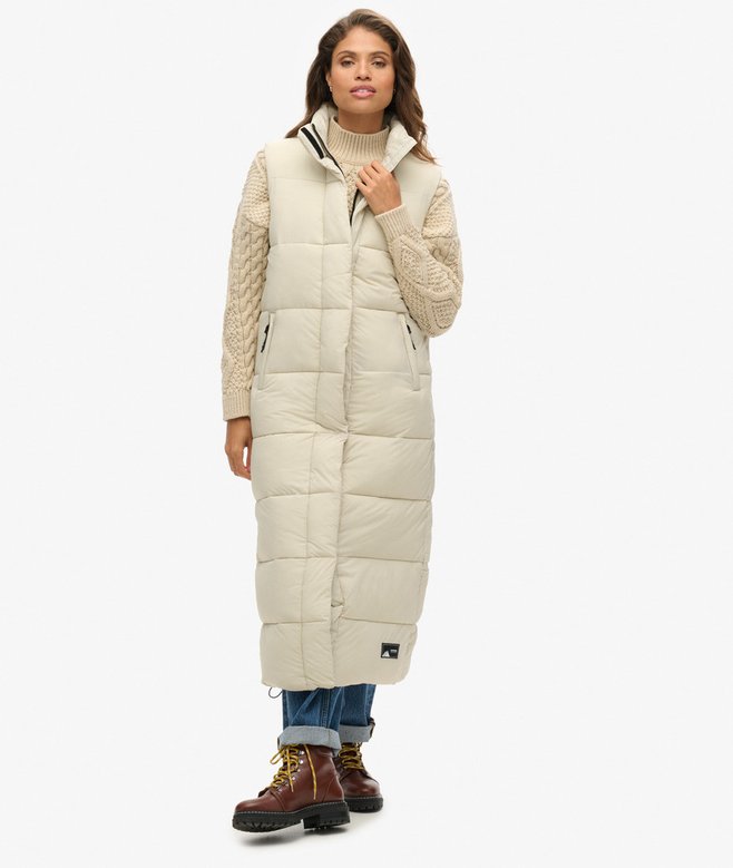 Ripstop Longline Puffer Gilet