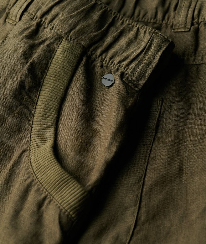 Linen Low Rise Pants