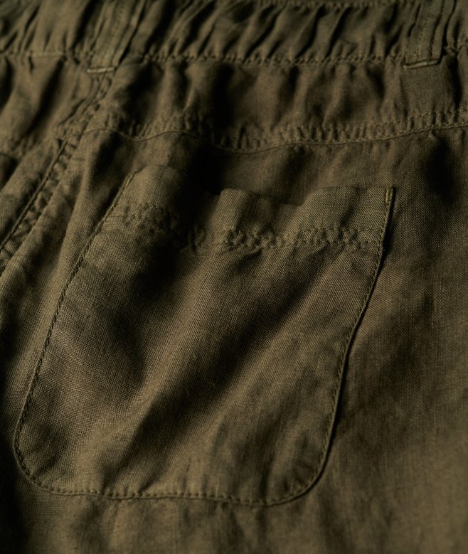 Linen Low Rise Pants