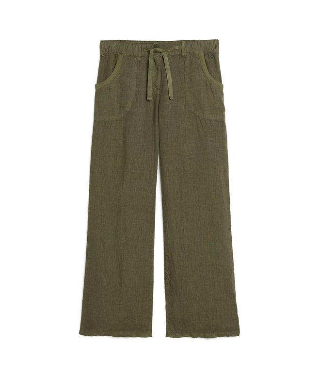 Linen Low Rise Pants