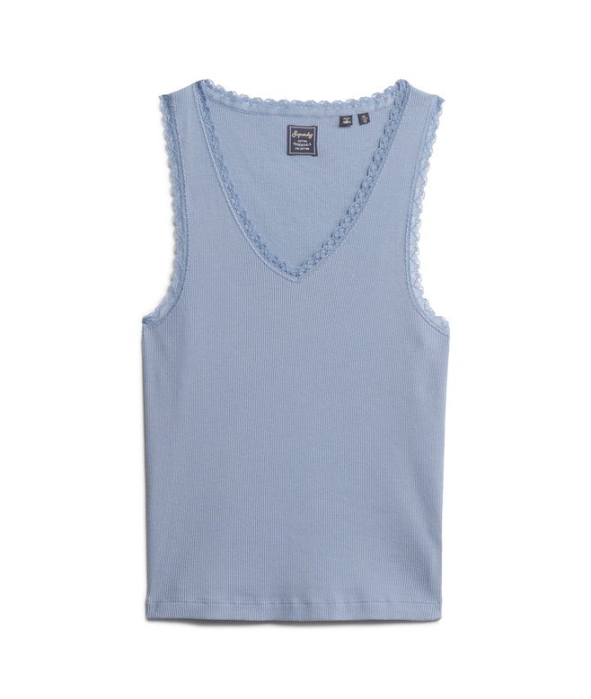 Athletic Essentials Lace Trim Vest Top