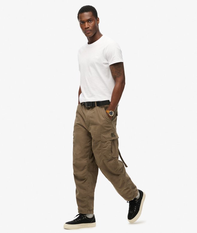 Organic Cotton Vintage Parachute Cargo Pants