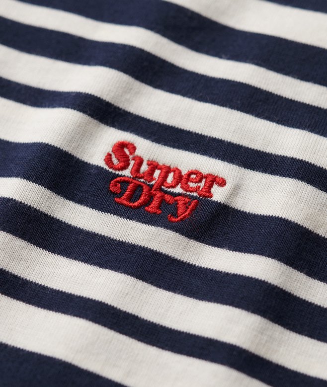 Essential Logo Striped Fitted T-Shirt