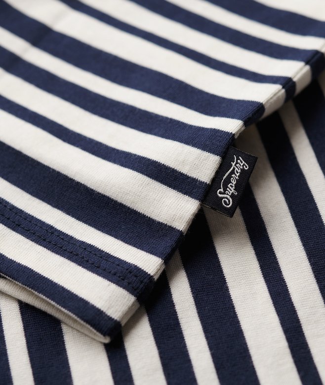 Essential Logo Striped Fitted T-Shirt