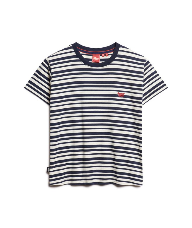 Essential Logo Striped Fitted T-Shirt