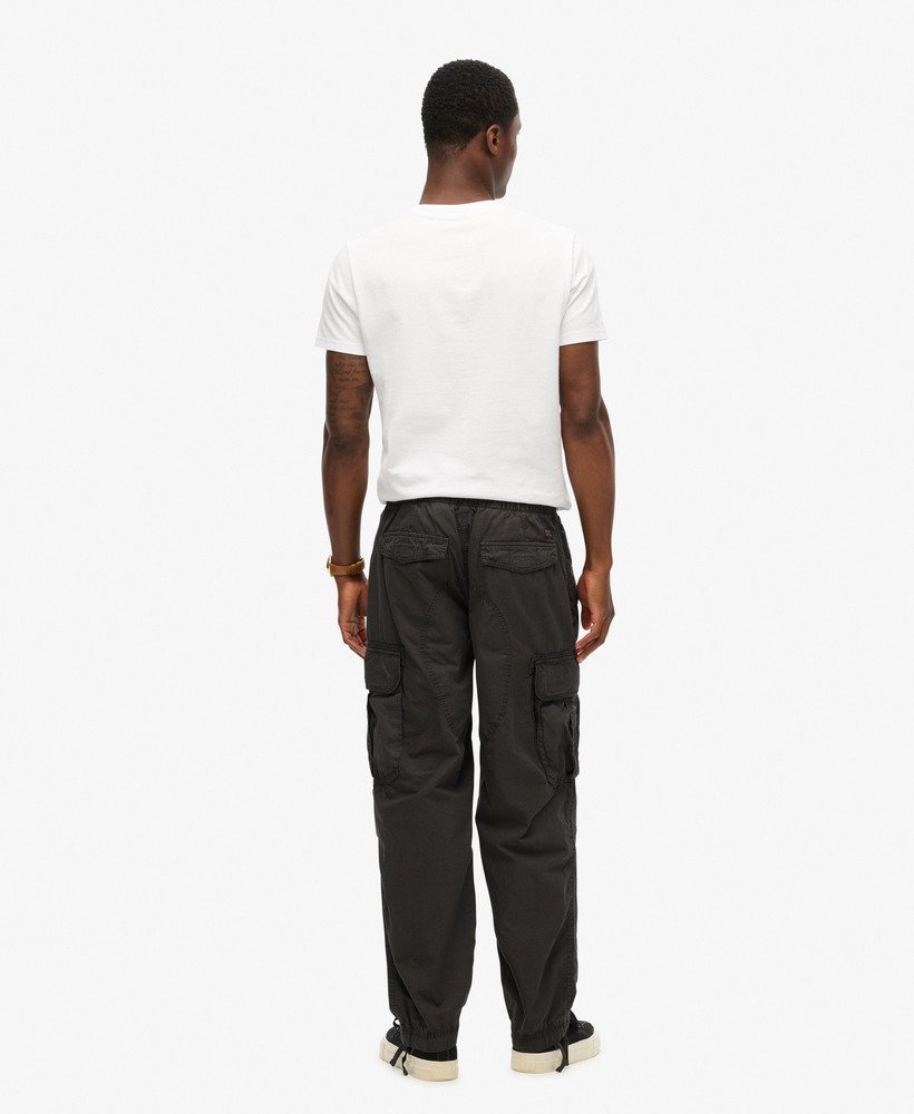 mens Baggy Parachute Pants in BLACKBOARD | Superdry UK