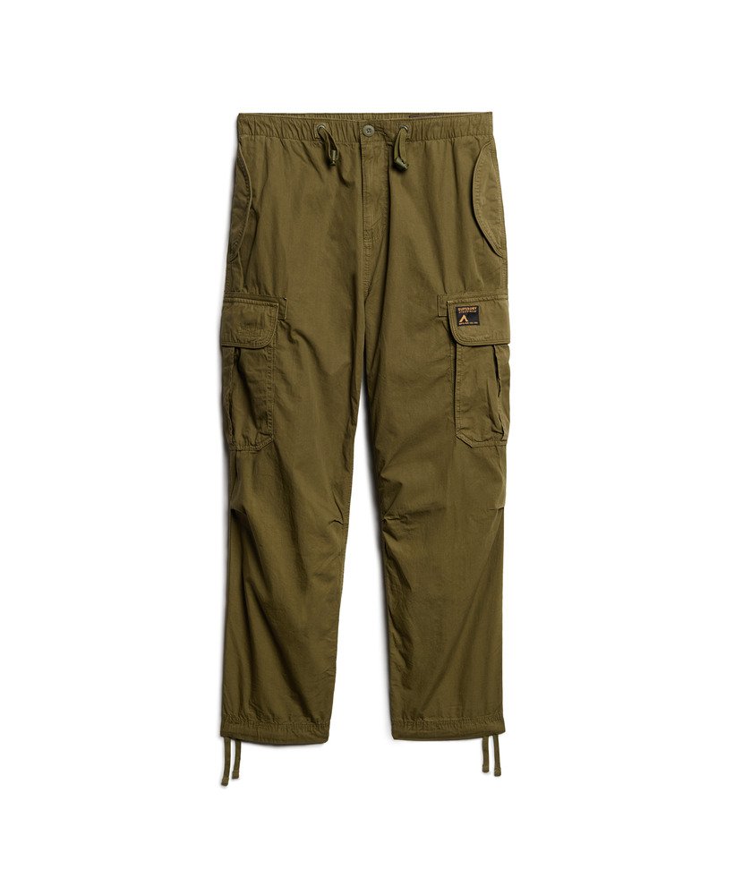 mens Baggy Parachute Pants in Burnt Olive | Superdry CA-EN