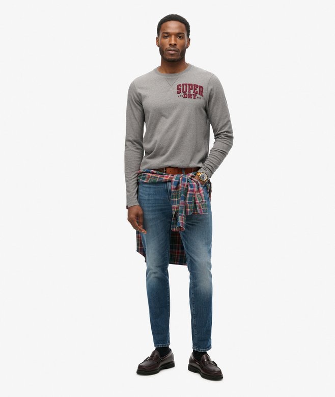 Vintage Athletic Long Sleeve Top