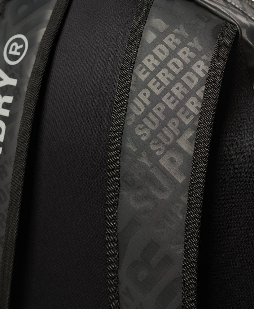 Superdry Damen Tarp Dreifach-Geldbörse – Schwarz, Mit Klettverschluss, Kartenfächer & Münzfach