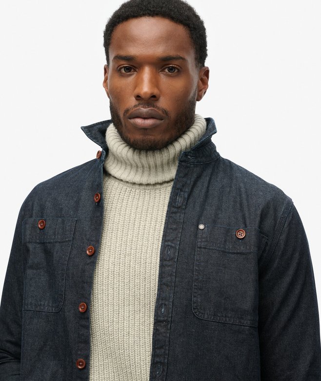 The Merchant Store - Denim Overshirt