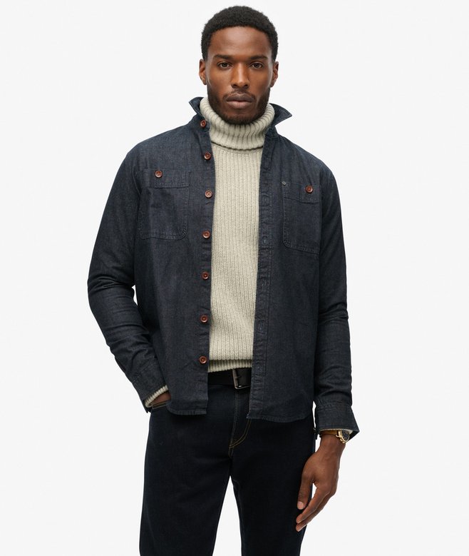 The Merchant Store - Denim Overshirt