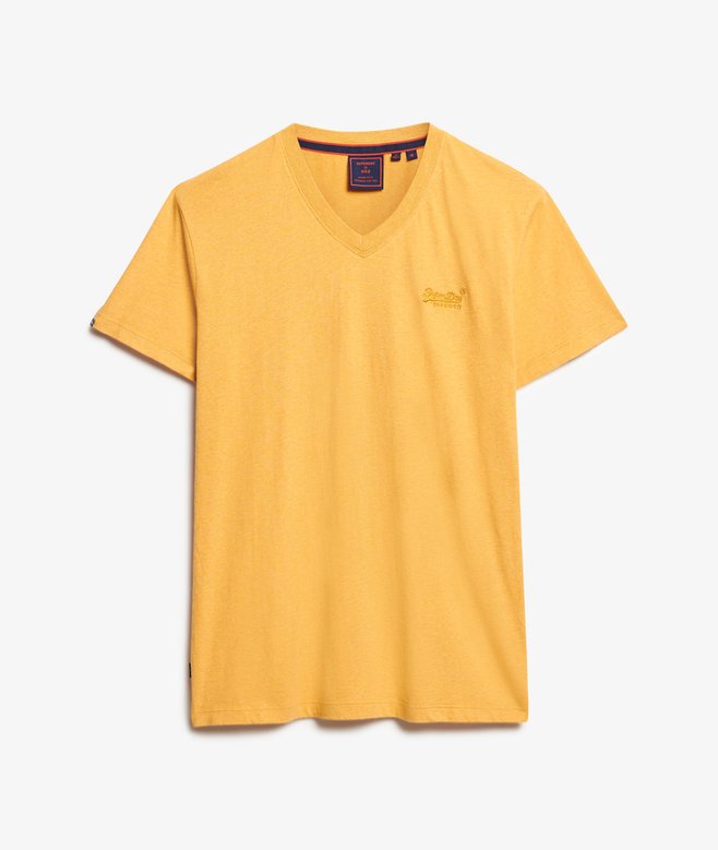 Organic Cotton Essential Logo V Neck T-Shirt
