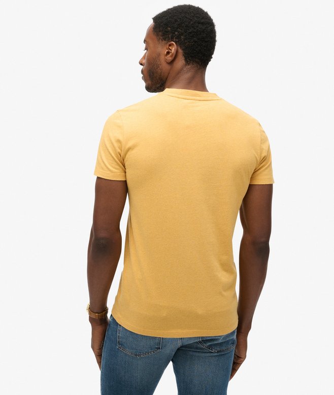 Organic Cotton Essential Logo V Neck T-Shirt