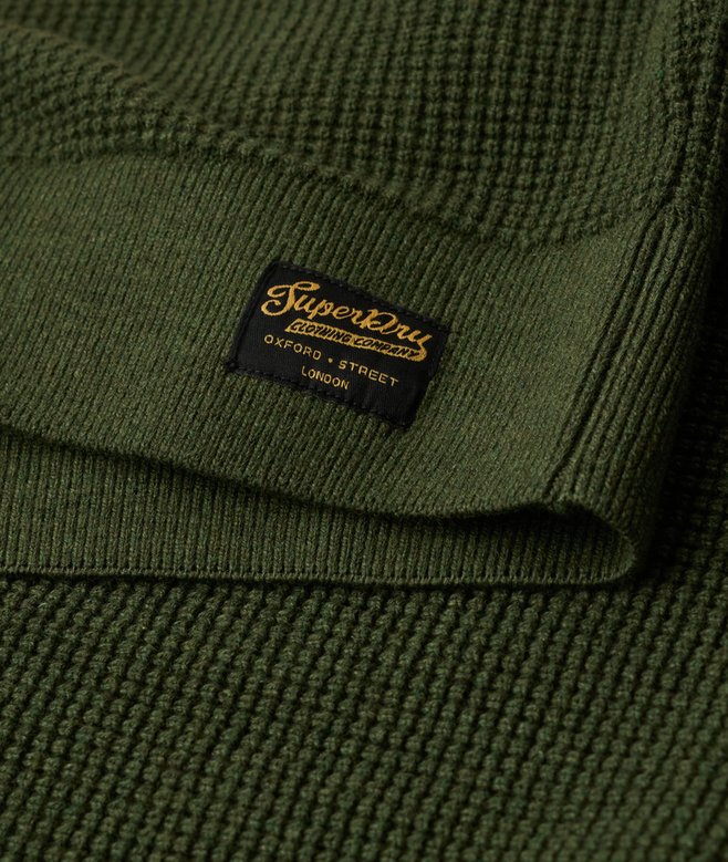 Textured Crew Knitted Jumper
