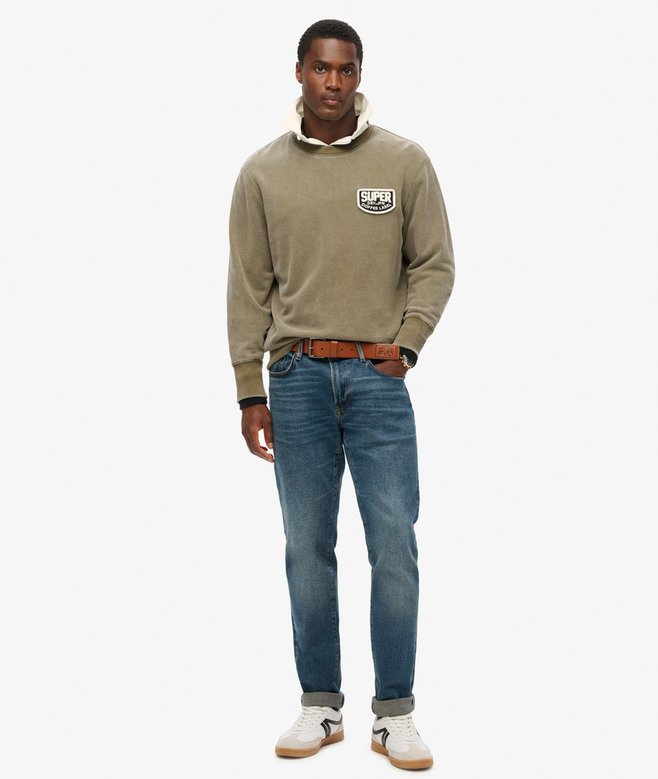 Mechanic Loose Fit Crew Sweatshirt