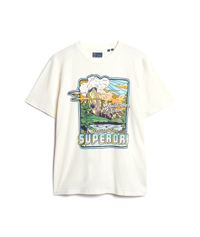 Neon Travel Graphic Loose T-Shirt