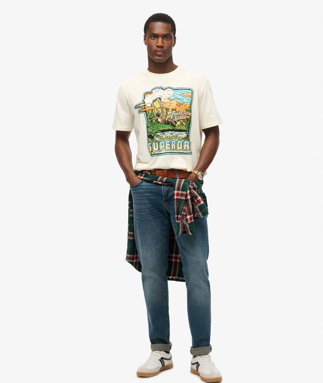 Neon Travel Graphic Loose T-Shirt