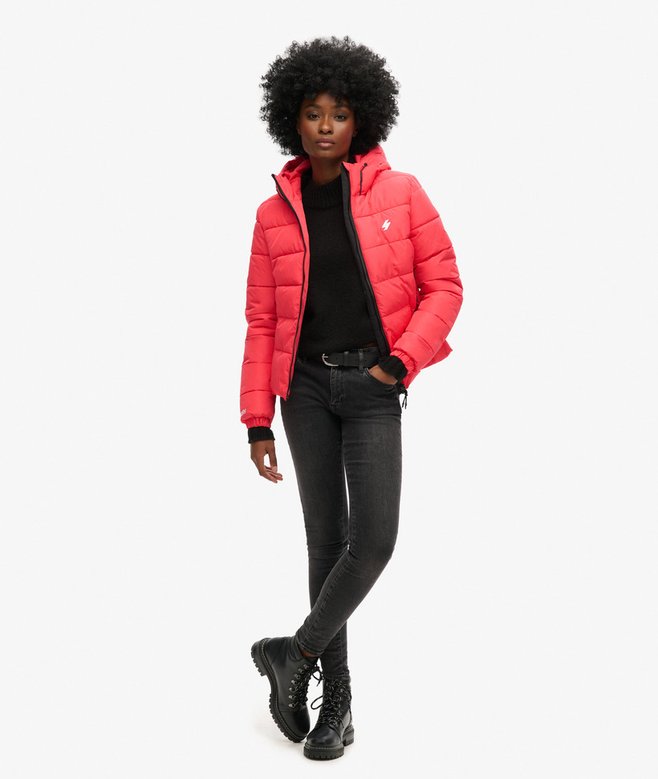 Hooded Spirit Sports Puffer Jacket