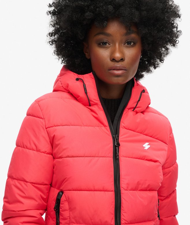 Hooded Spirit Sports Puffer Jacket