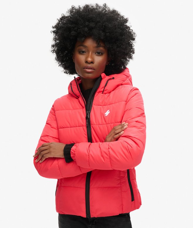 Hooded Spirit Sports Puffer Jacket