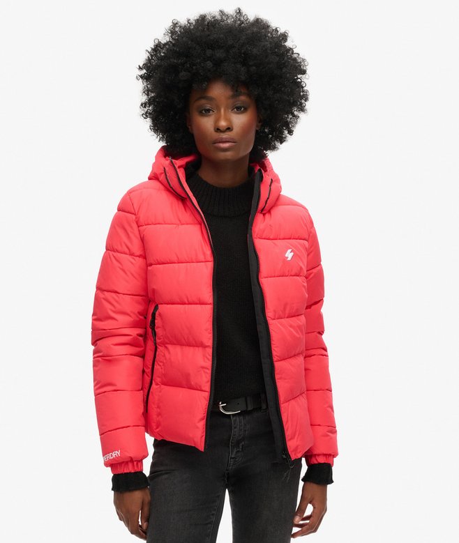 Hooded Spirit Sports Puffer Jacket
