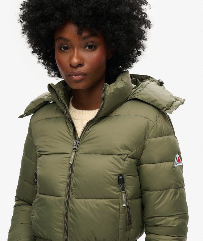 Crop Hooded Fuji Jacket