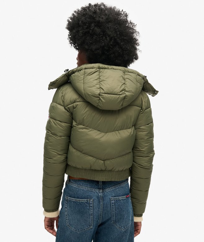 Crop Hooded Fuji Jacket