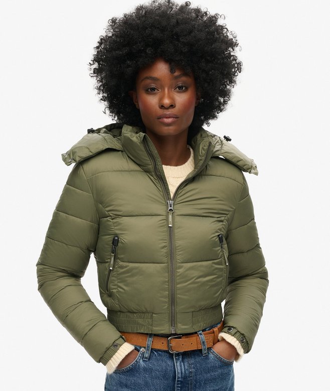 Crop Hooded Fuji Jacket