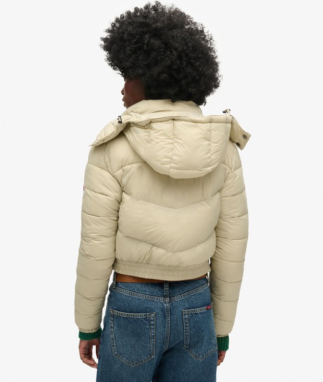 Crop Hooded Fuji Jacket