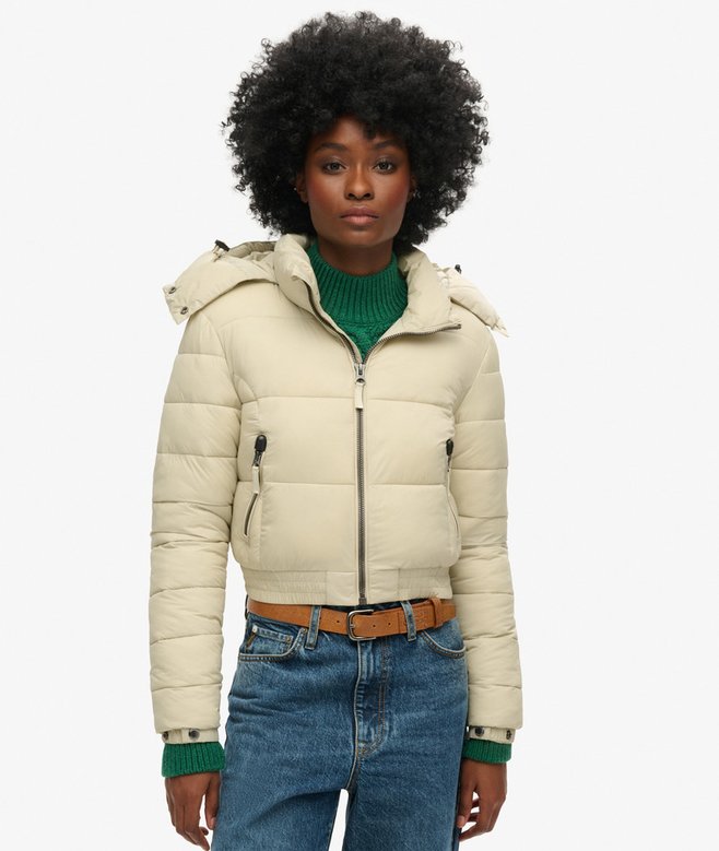 Crop Hooded Fuji Jacket