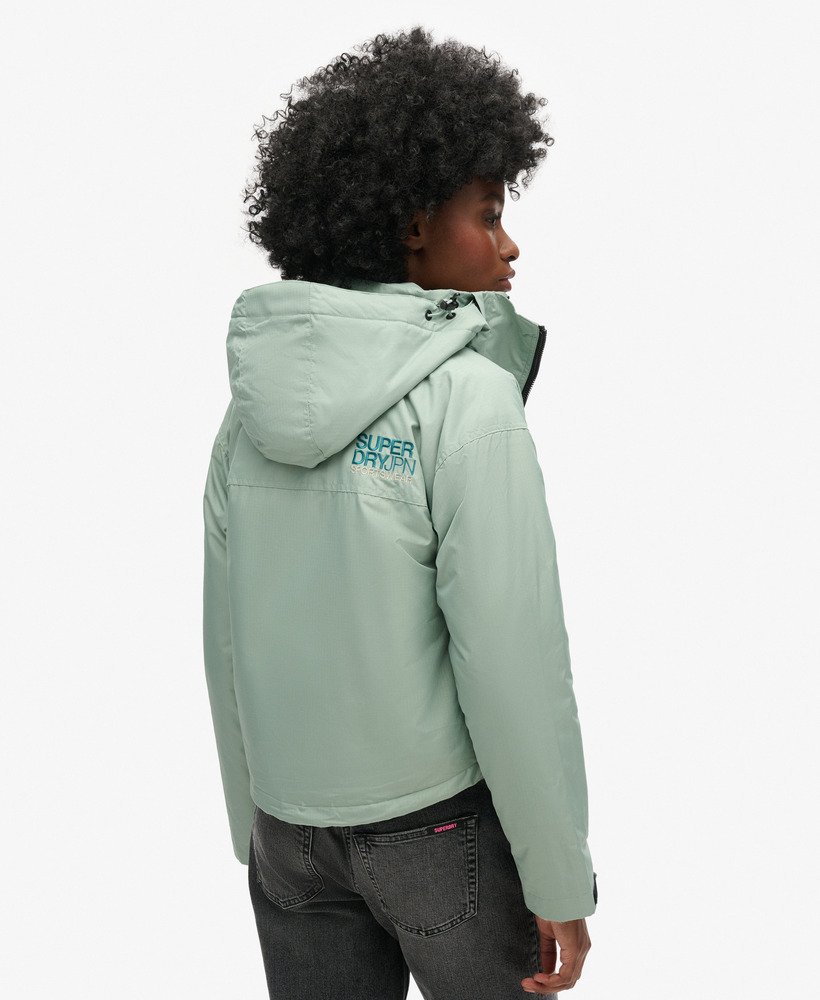 womens Code SD-Windcheater Jacket in Light Jade Green | Superdry UK