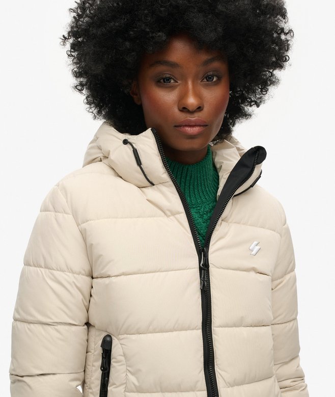 Hooded Spirit Sports Puffer Jacket