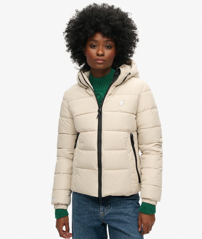 Hooded Spirit Sports Puffer Jacket