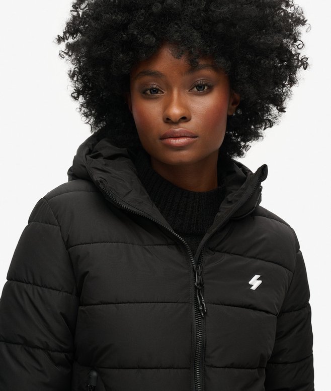 Hooded Spirit Sports Puffer Jacket