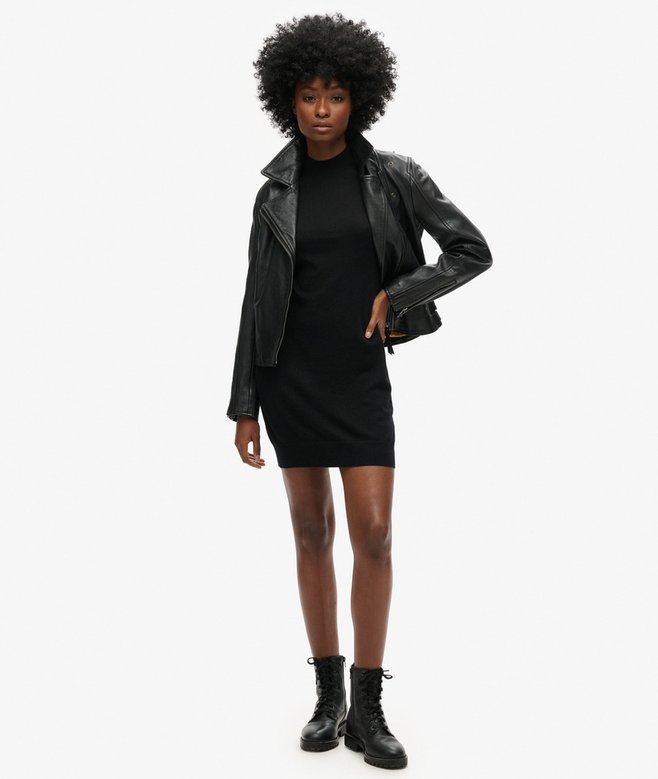 Merino Long Sleeve Knit Dress