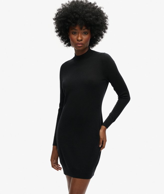 Merino Long Sleeve Knit Dress