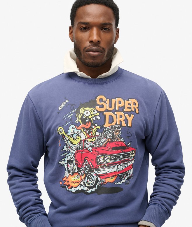 Dragnut Graphic Loose Sweatshirt