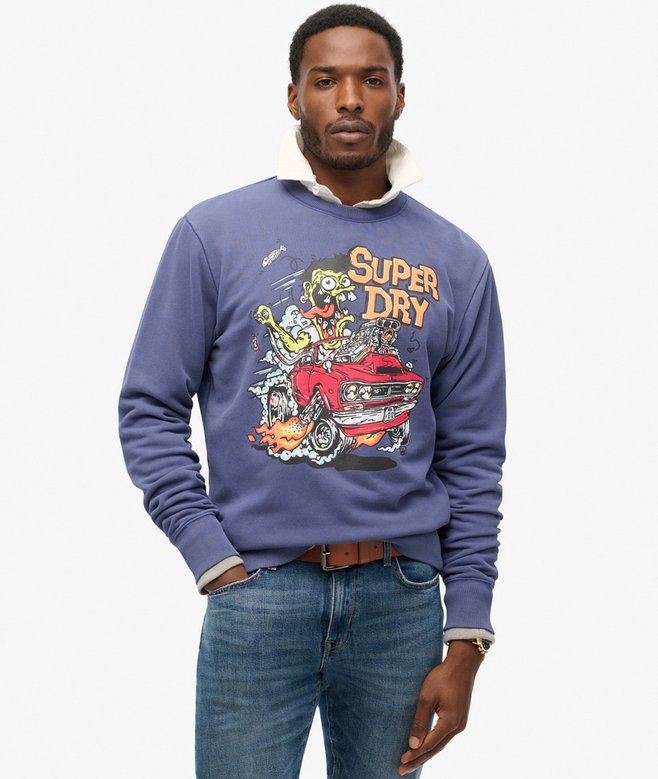 Dragnut Graphic Loose Sweatshirt
