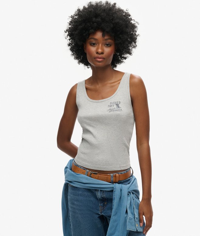 Athletic Essentials Ribbed Vest Top