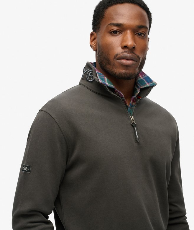 Utility Logo Half-Zip Sweatshirt (3) 3.7 out of 5 stars, 3 reviews More Colours Available Price £27.49 Price reduced from £54.99 to You Save 50%