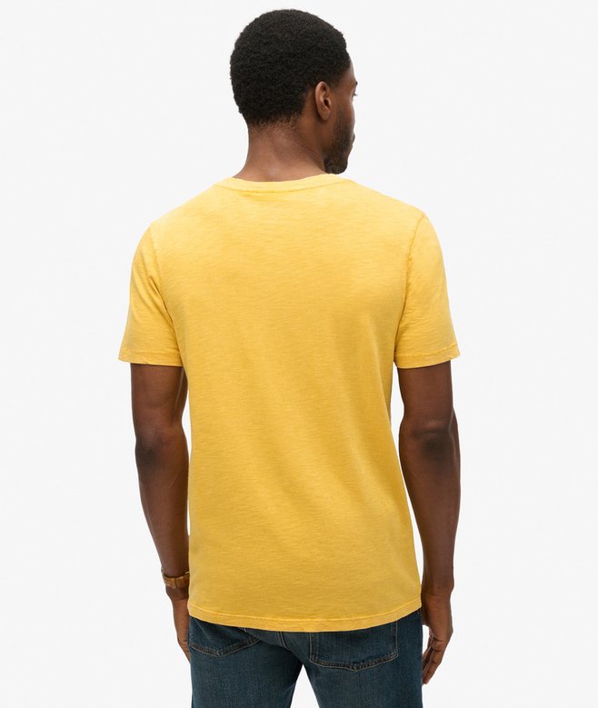 V-Neck Slub Short Sleeve T-Shirt