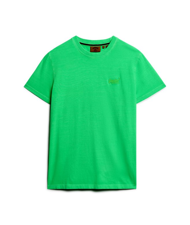 Essential Logo Embroidered Neon T-Shirt