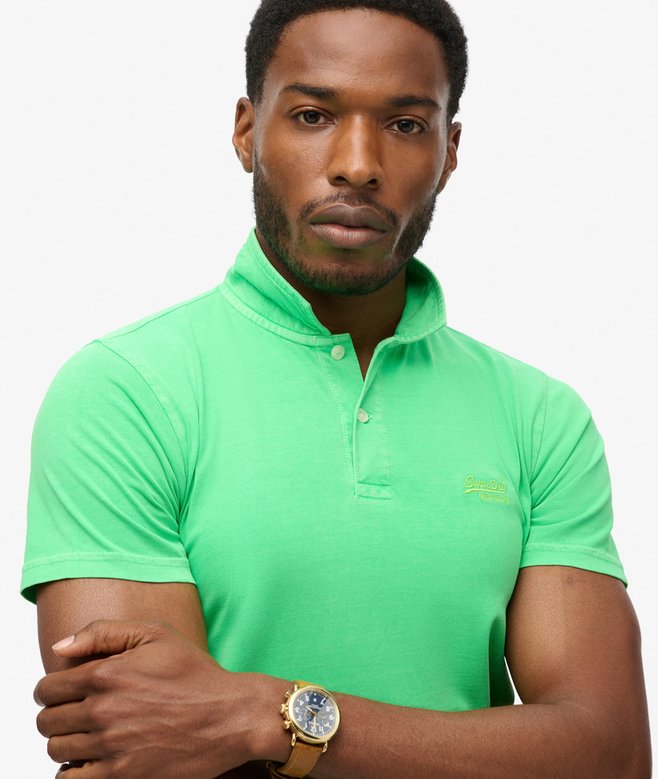 Essential Logo Neon Jersey Polo Shirt