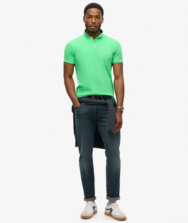 Essential Logo Neon Jersey Polo Shirt