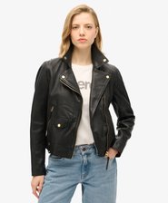 Classic Leather Biker Jacket