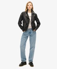 Classic Leather Biker Jacket